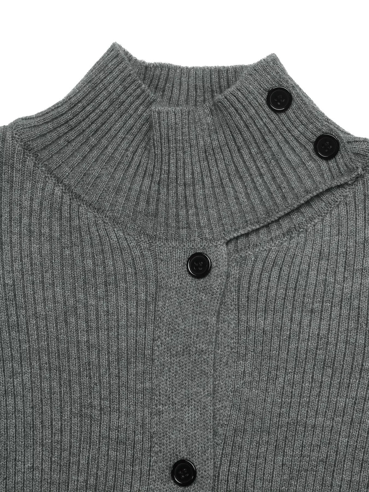 Salome cardigan med polokrage