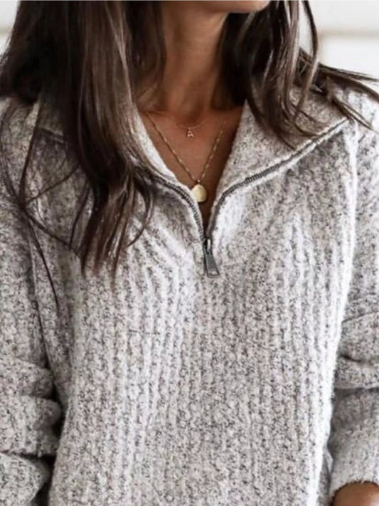 Ilaria ribbstickad tröja