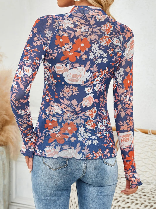 Amelia blommig topp
