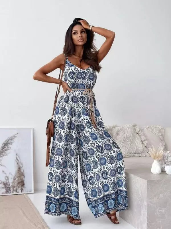 Azura jumpsuit med smala axelband