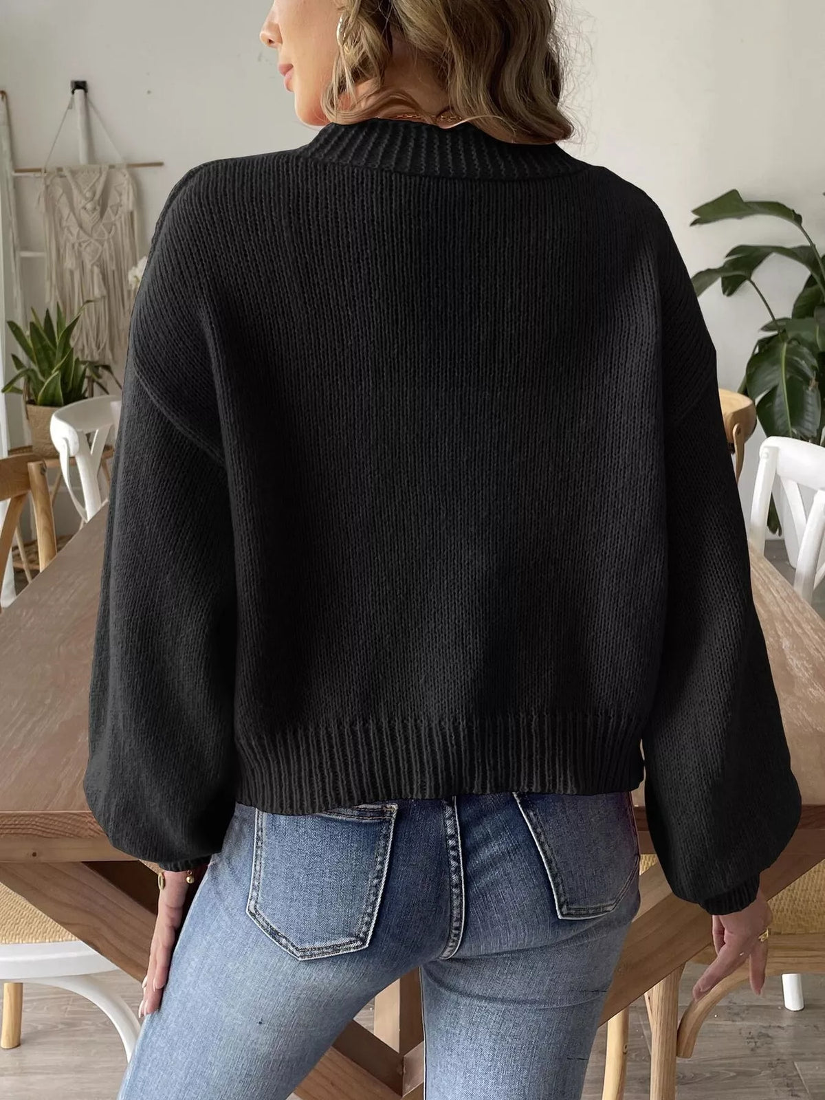 Mätta blommig cardigan