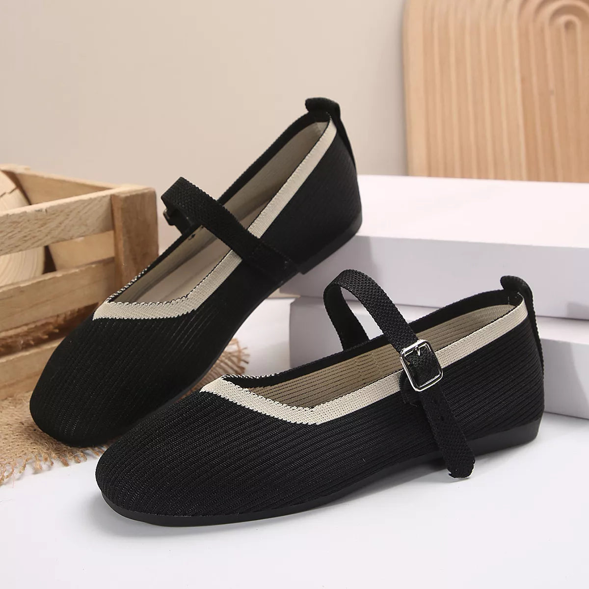 Sheryl slip-ons i mesh