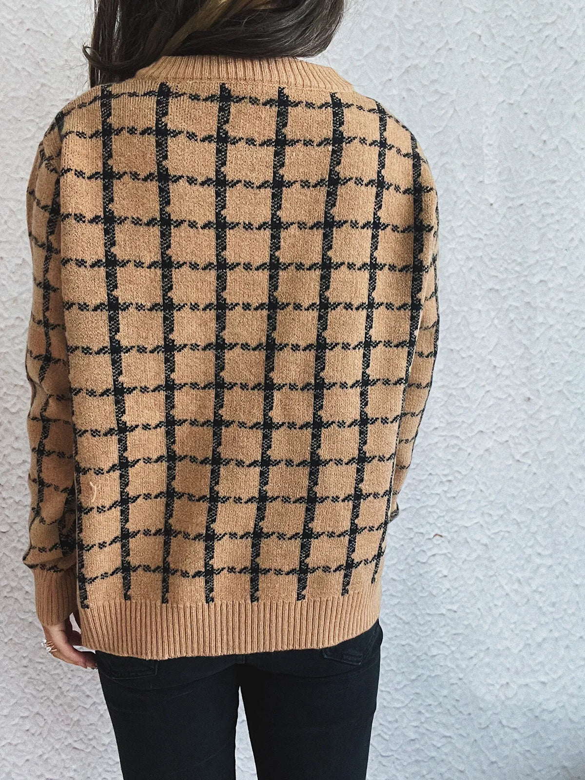 Holly rutig cardigan