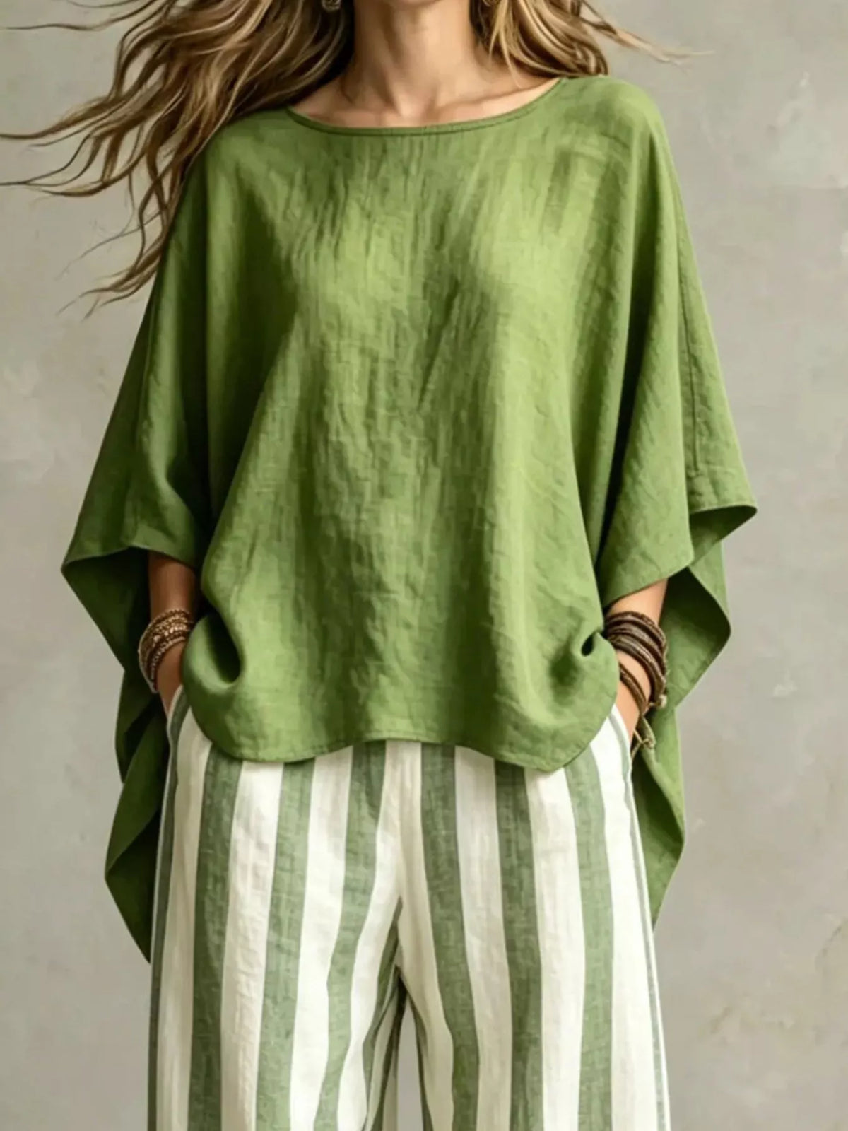 Melisande set med topp och byxor
