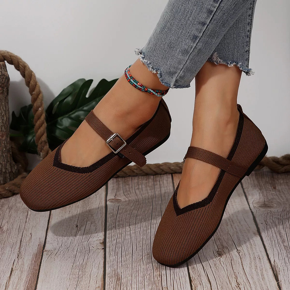 Sheryl slip-ons i mesh