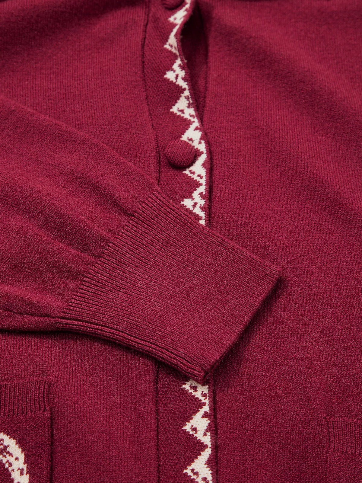 Mona cardigan med rosett
