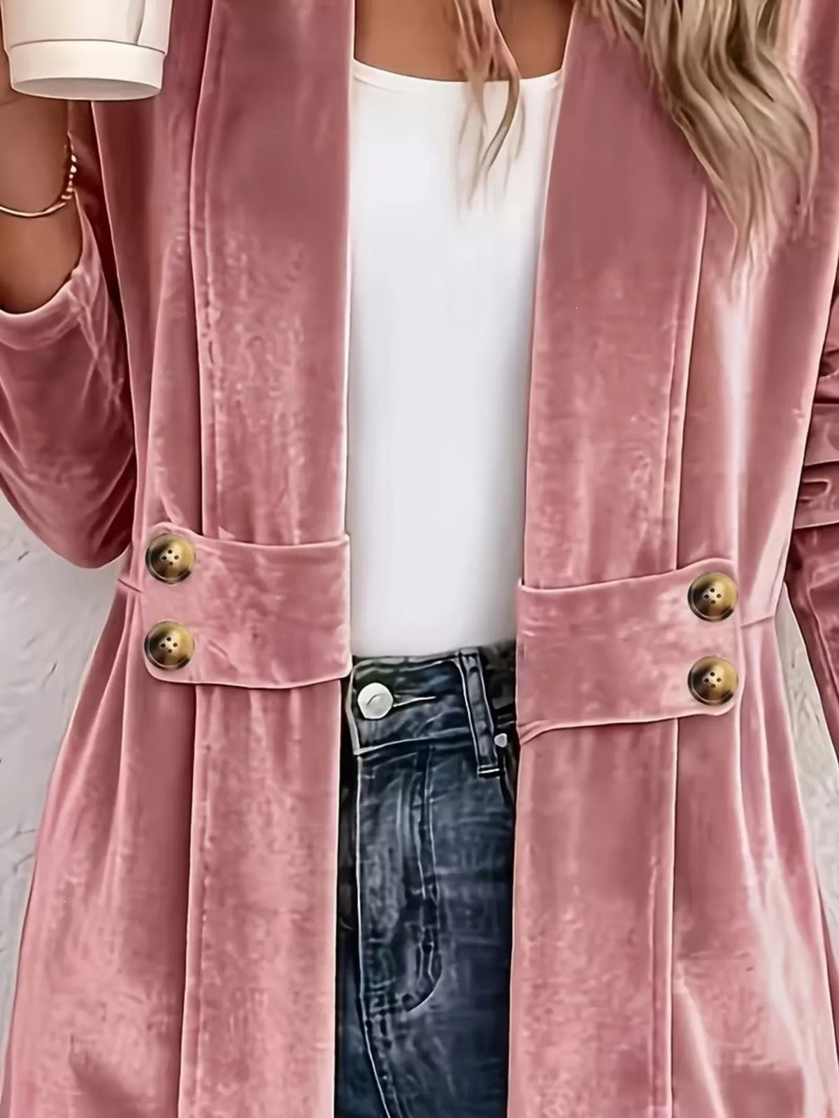 Marika cardigan i sammet
