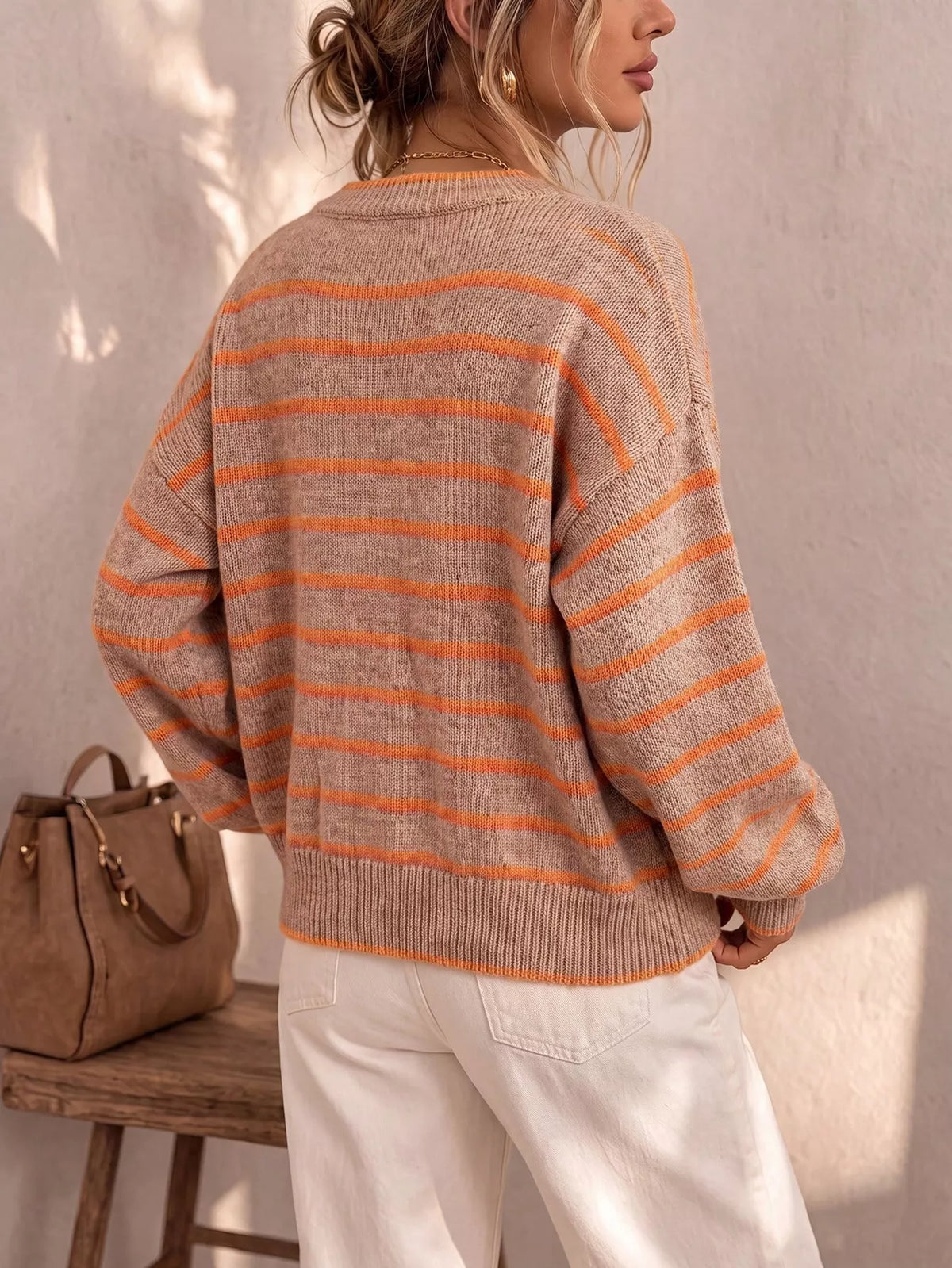 Maggie randig cardigan