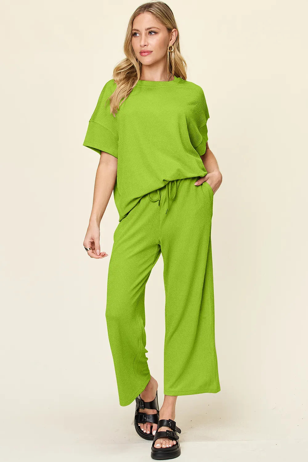 Amira vidbent set, lime