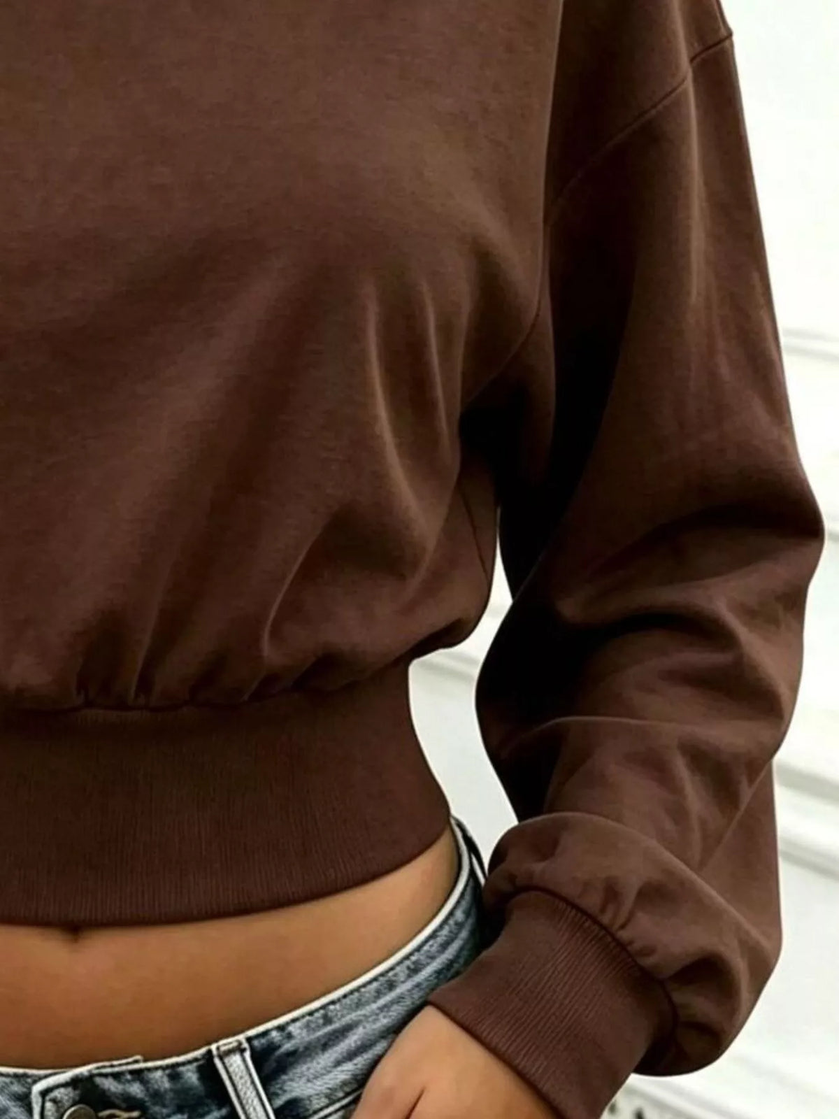 Alba croppad sweatshirt