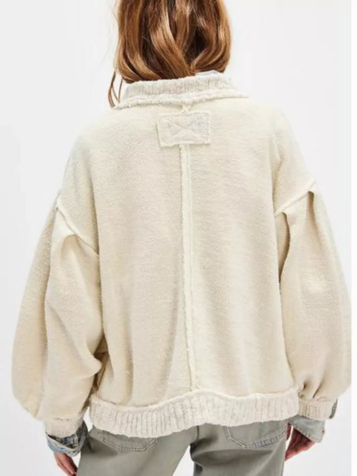 Urd oversize cardigan, benvit